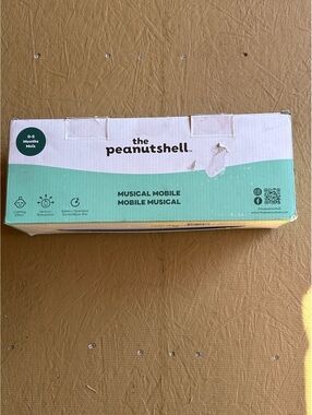 The Peanutshell Musical Mobile for Crib with Safari Animals